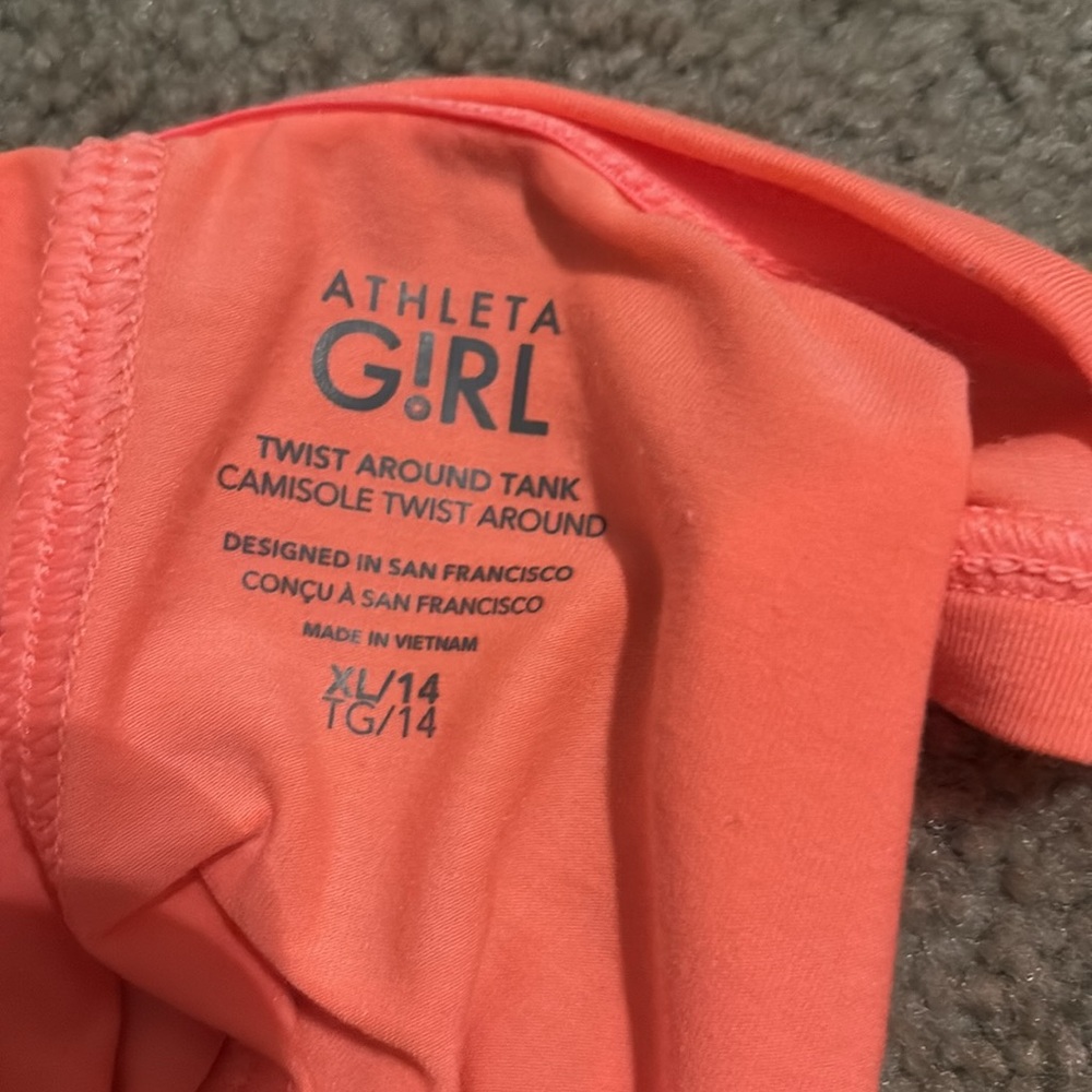 An Athleta Girl tank top and short set - Picture 4 of 5